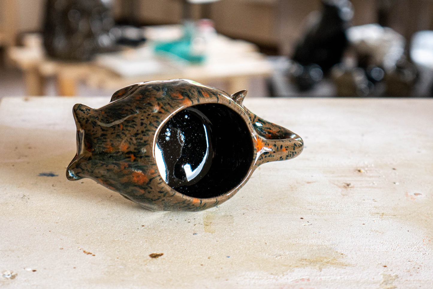 Cup The Cat is tired