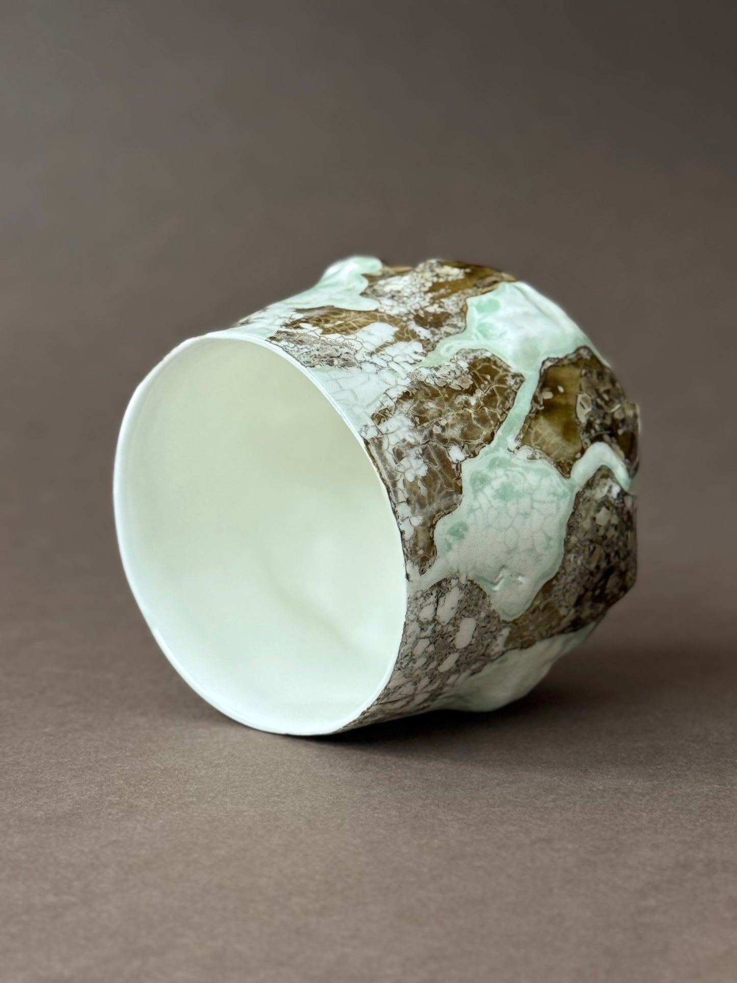 Brown-Turquoise Glass