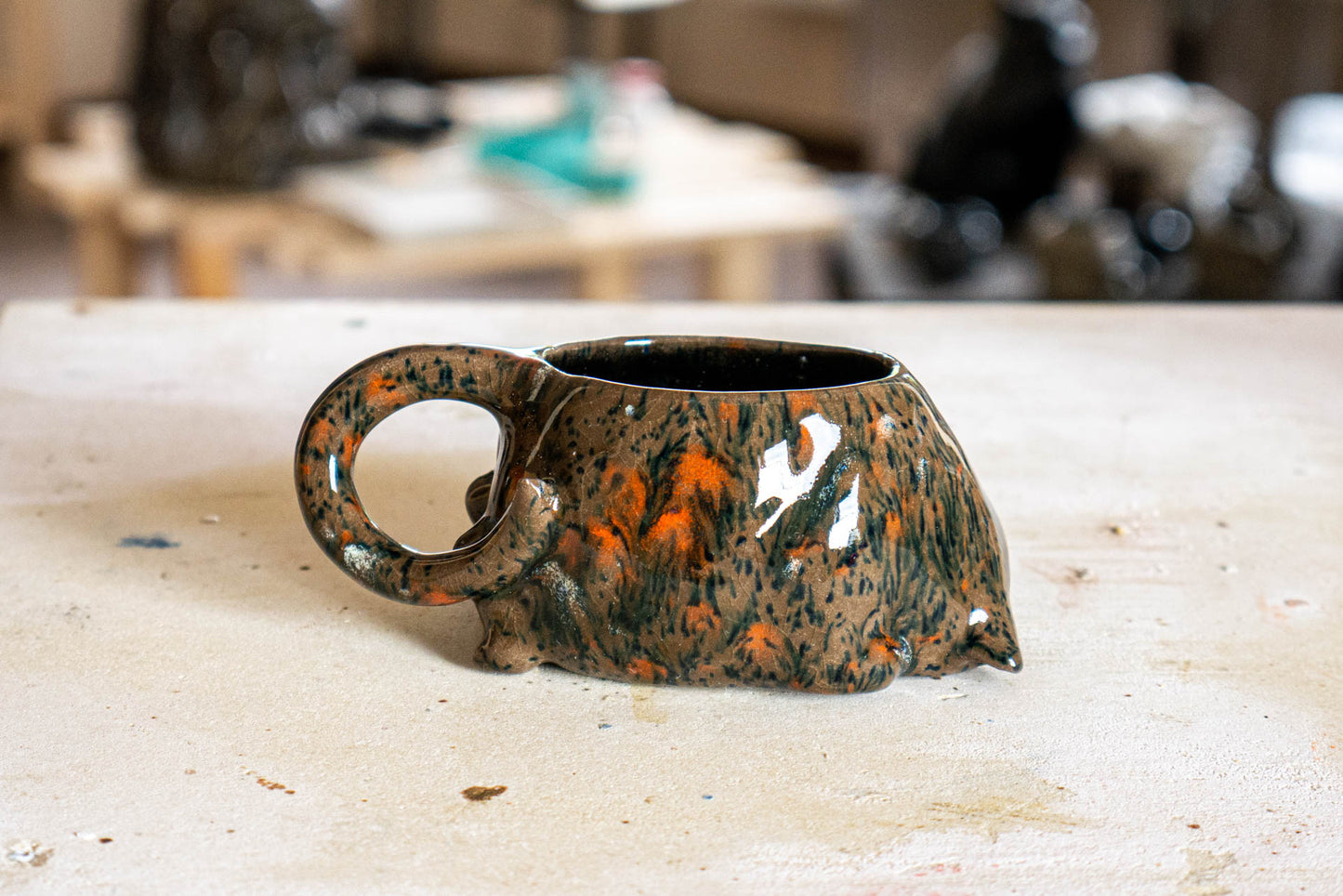 Cup The Cat is tired