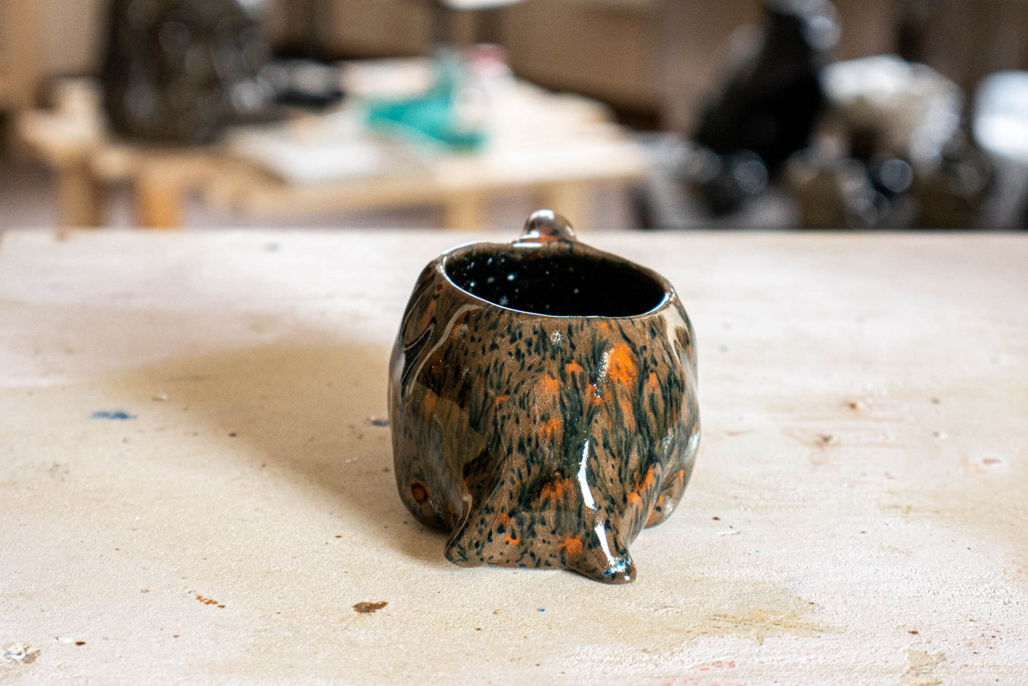 Cup The Cat is tired