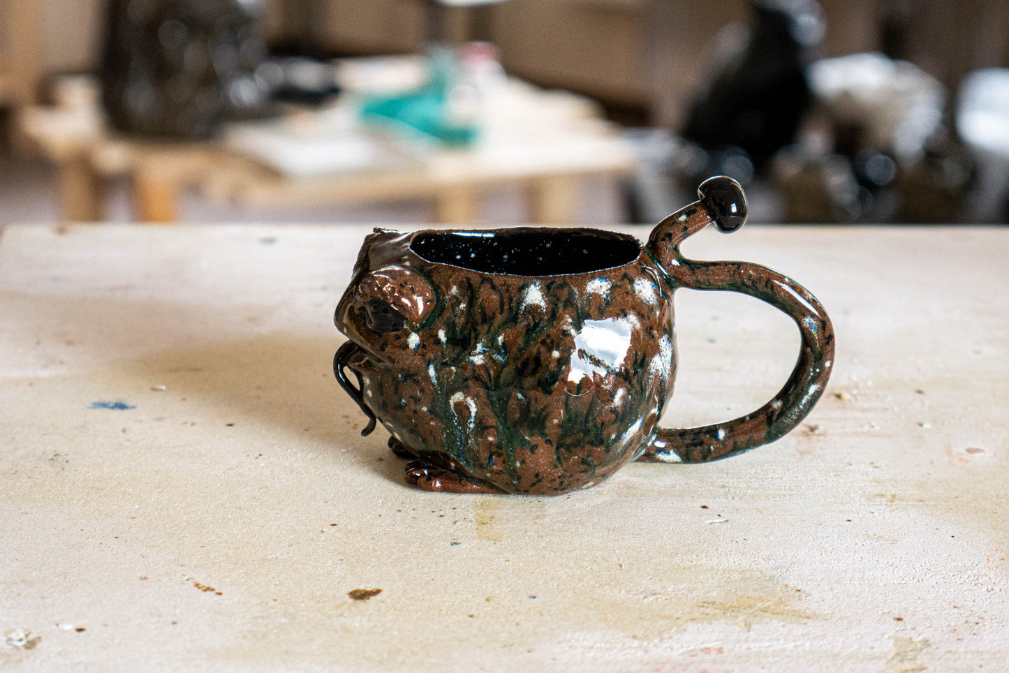 Mushroom-tailed frog