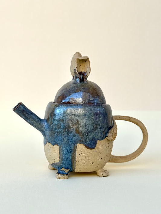 Teapot Spotty-Green