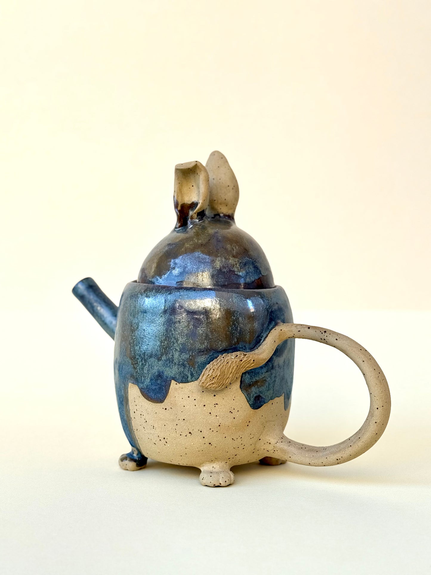 Teapot Spotty-Green