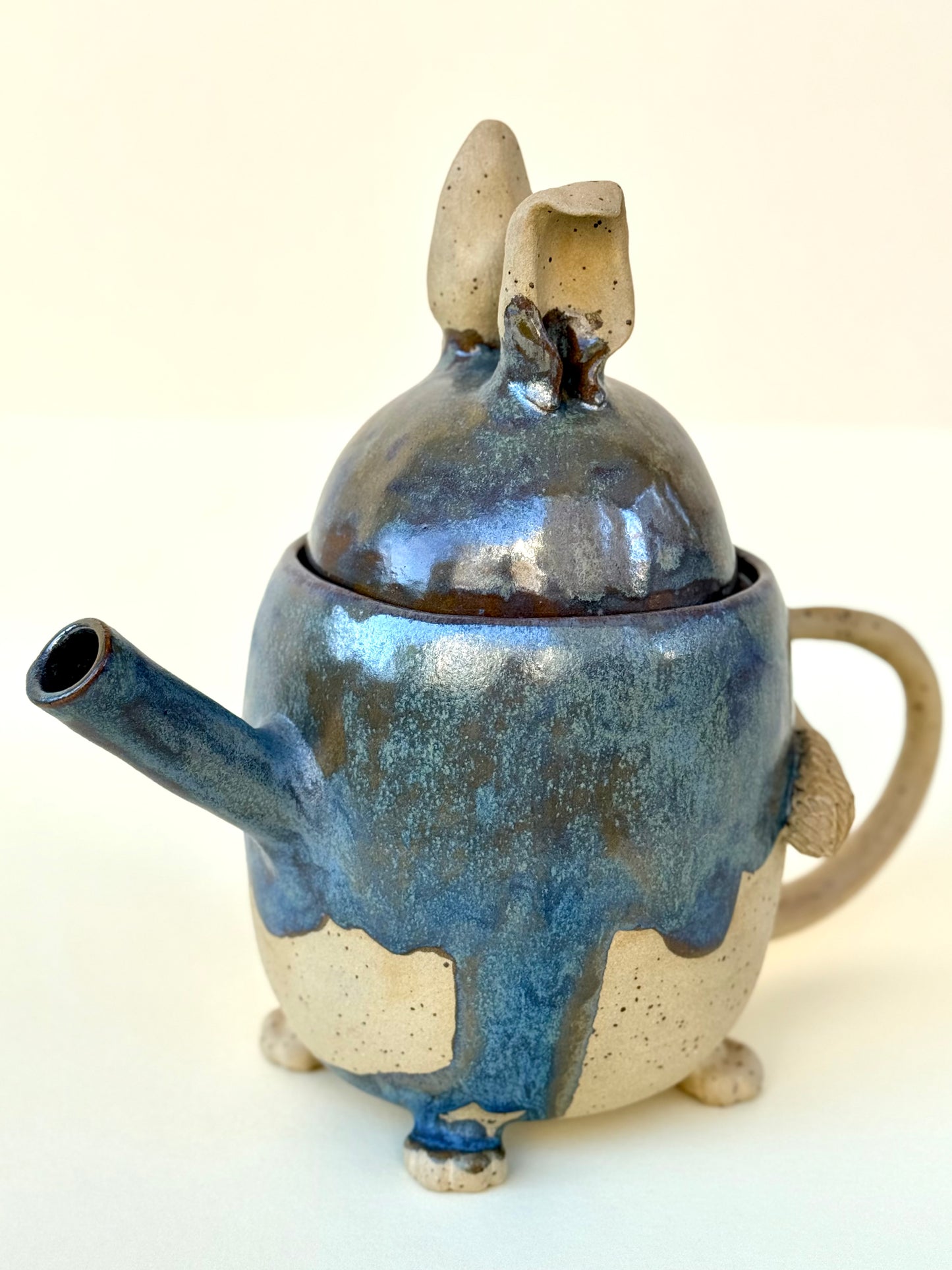 Teapot Spotty-Green