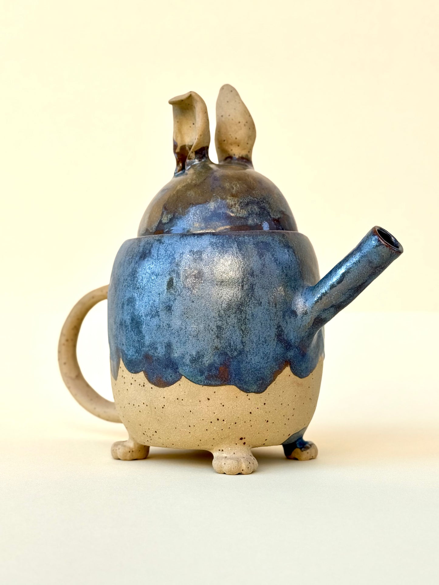 Teapot Spotty-Green