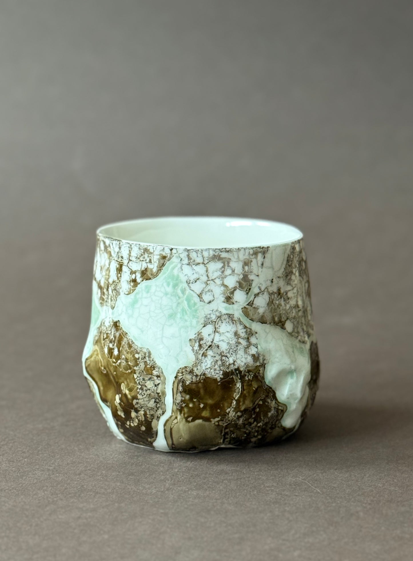 Brown-Turquoise Glass