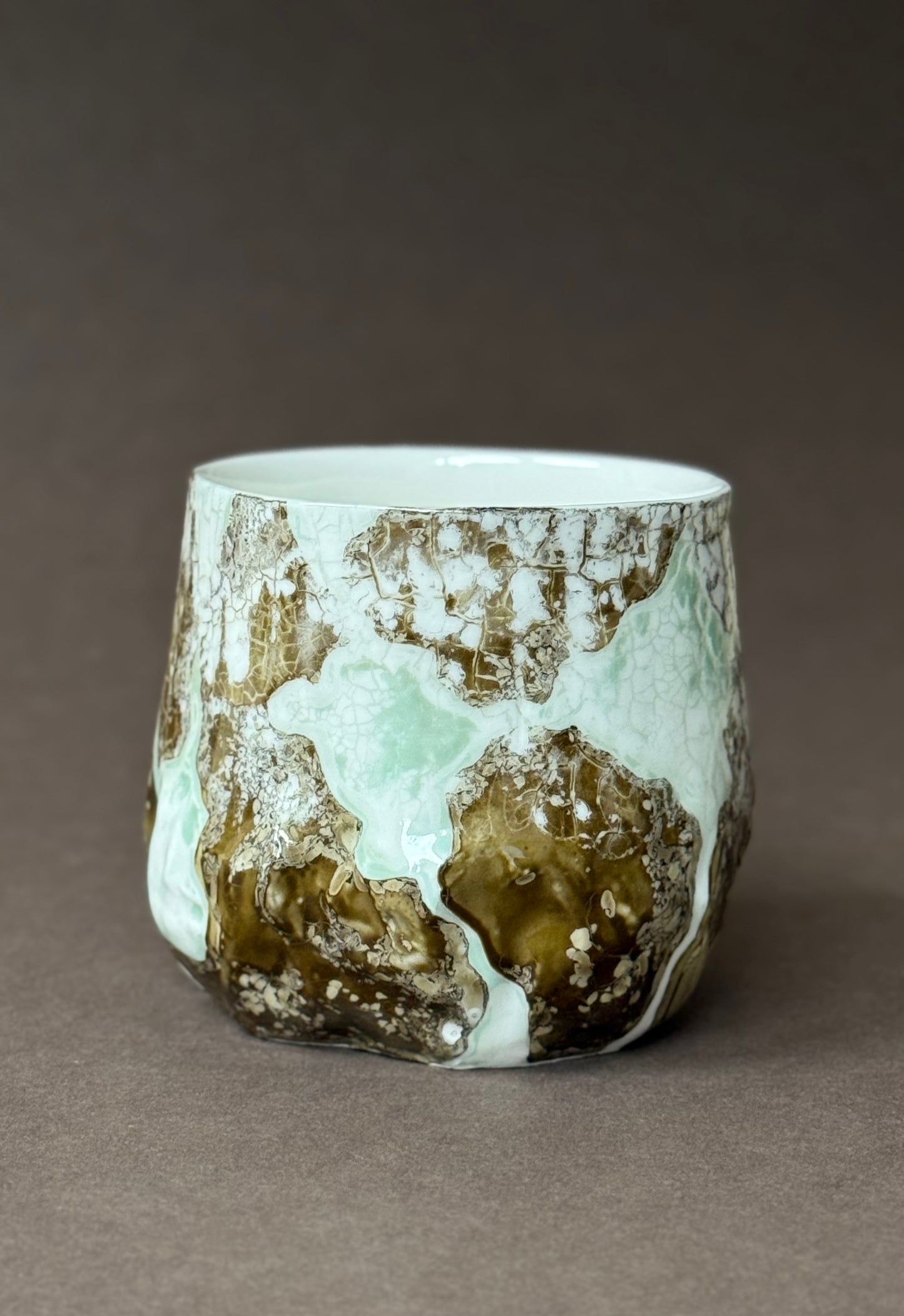 Brown-Turquoise Glass