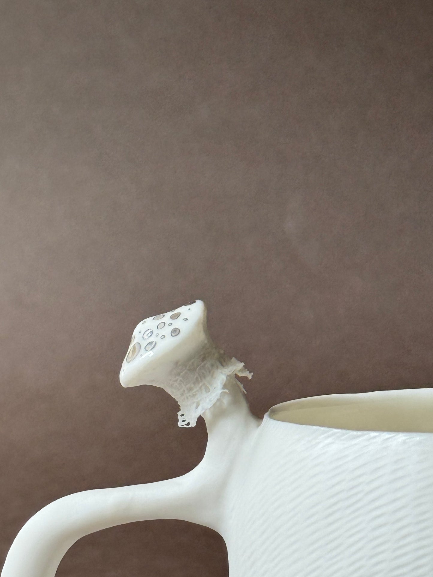 Porcelain Hedgehog with platinum