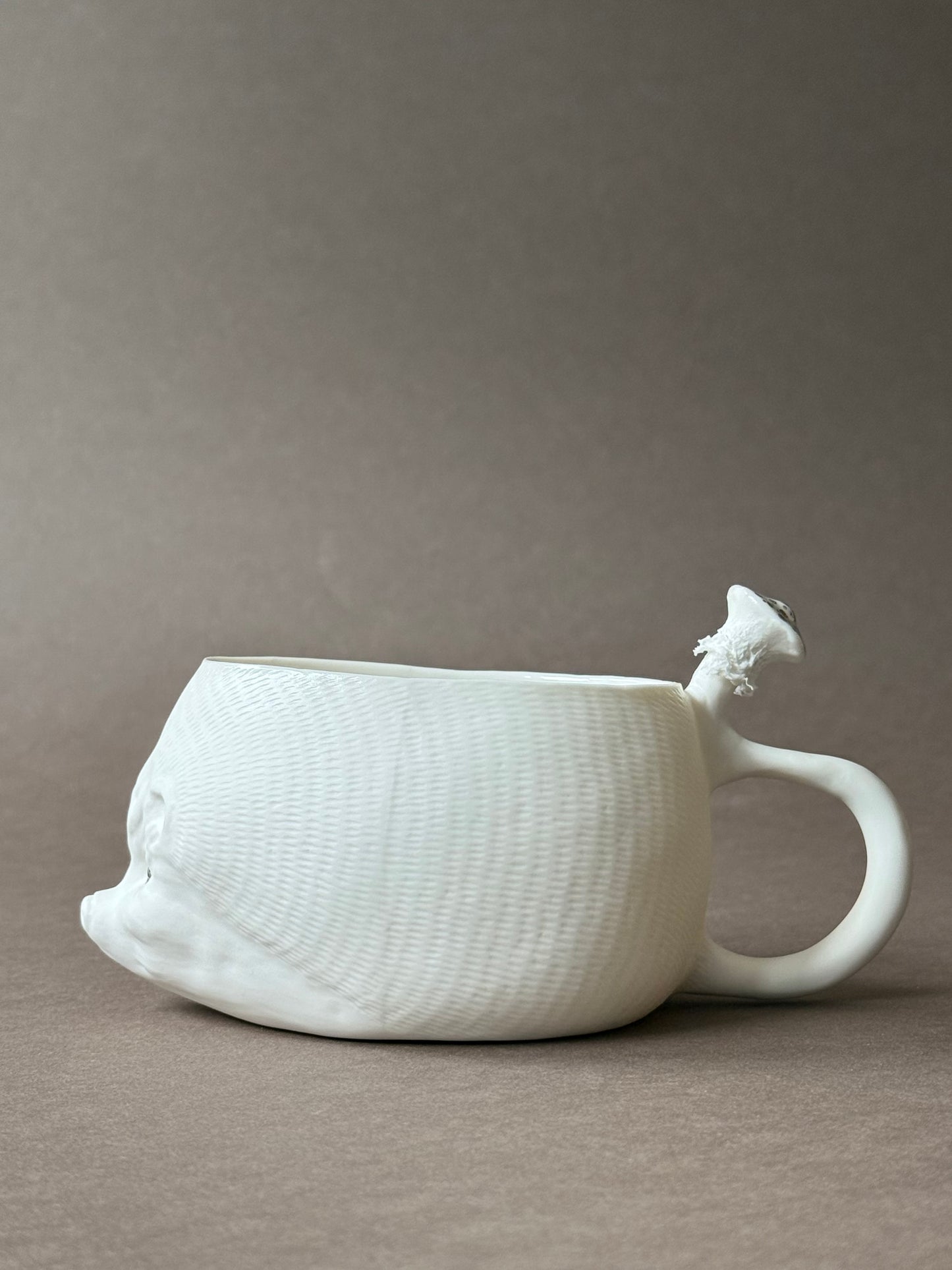 Porcelain Hedgehog with platinum