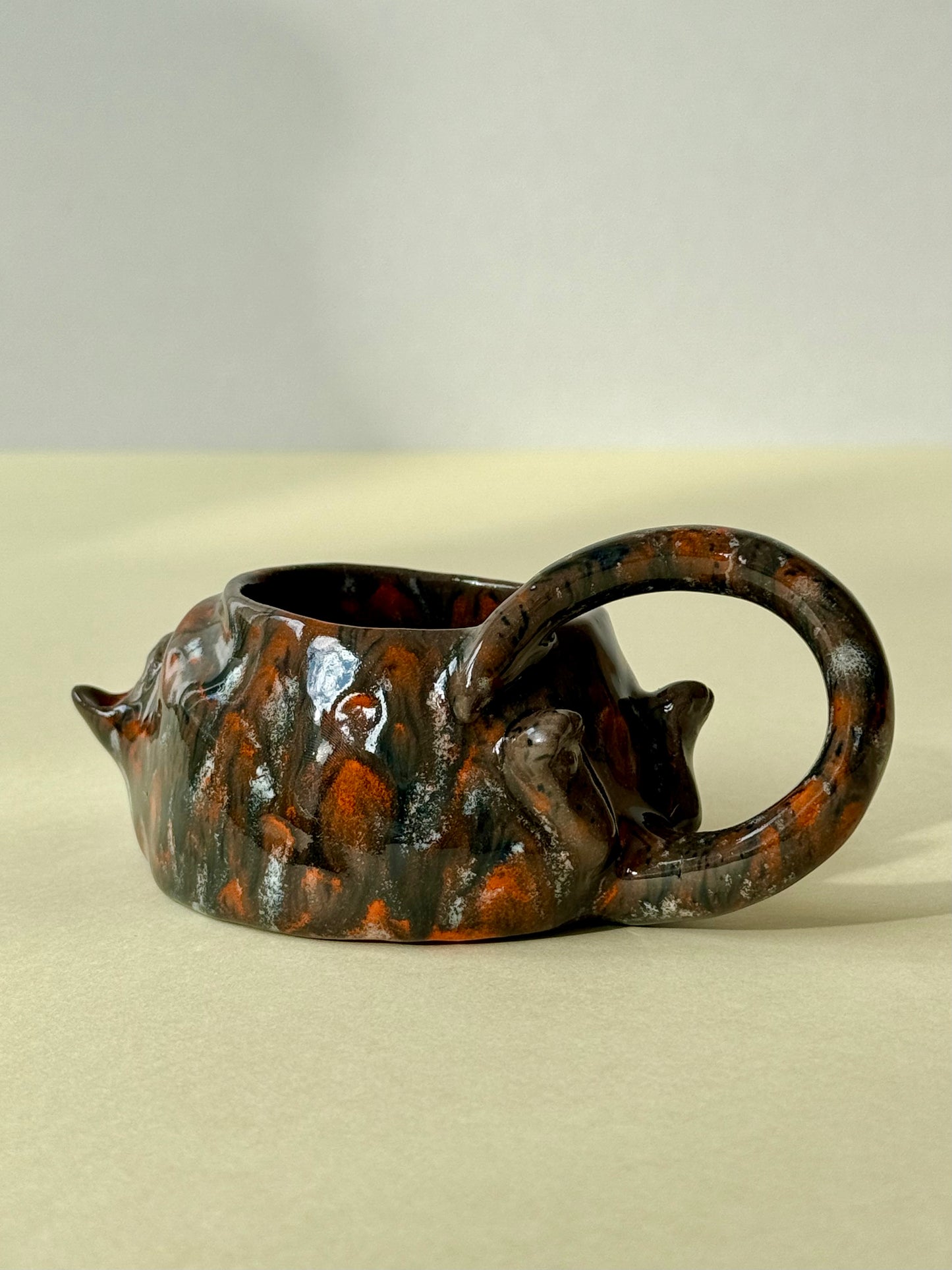 Cup The Cat is sleeping