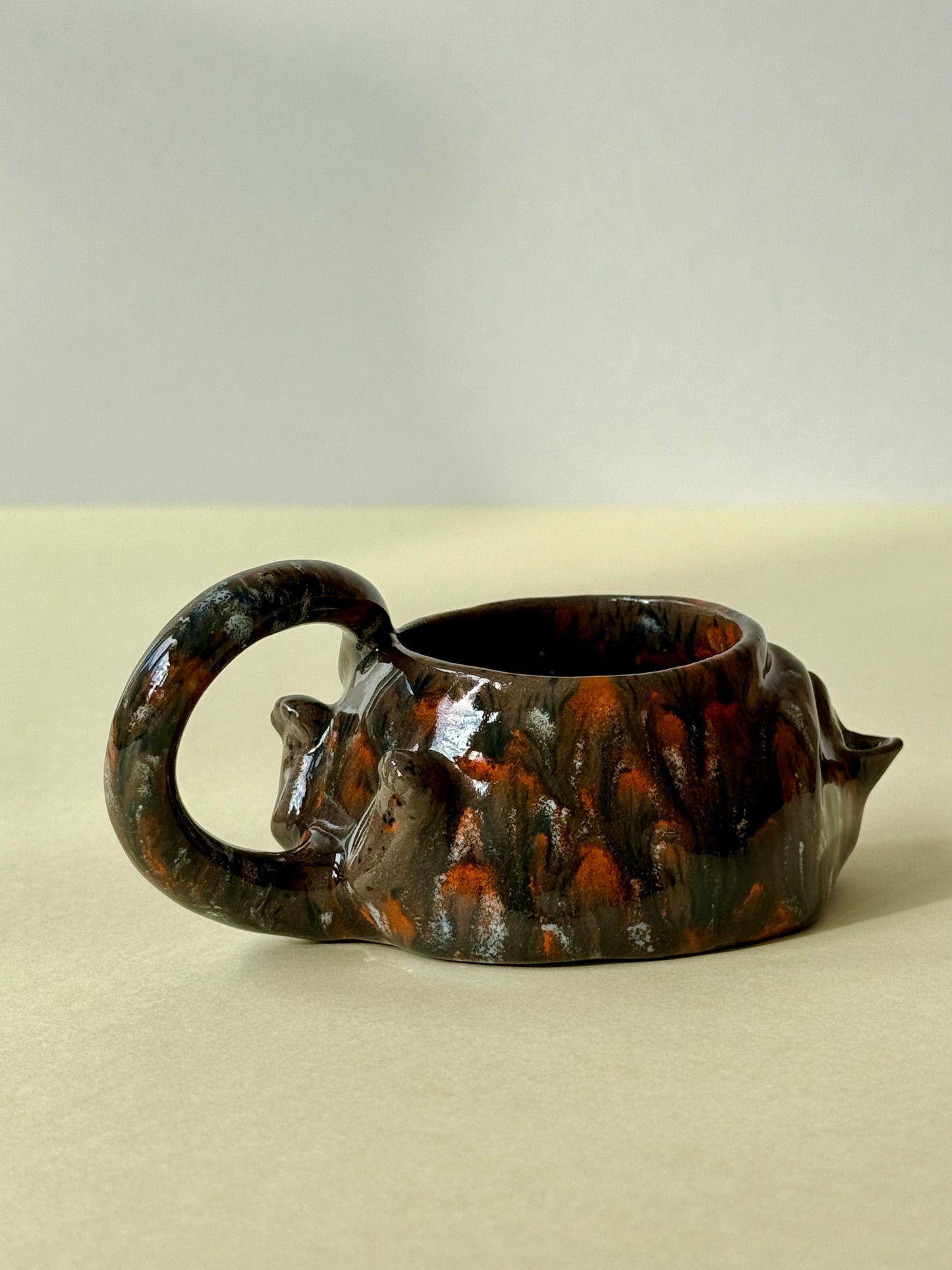 Cup The Cat is sleeping