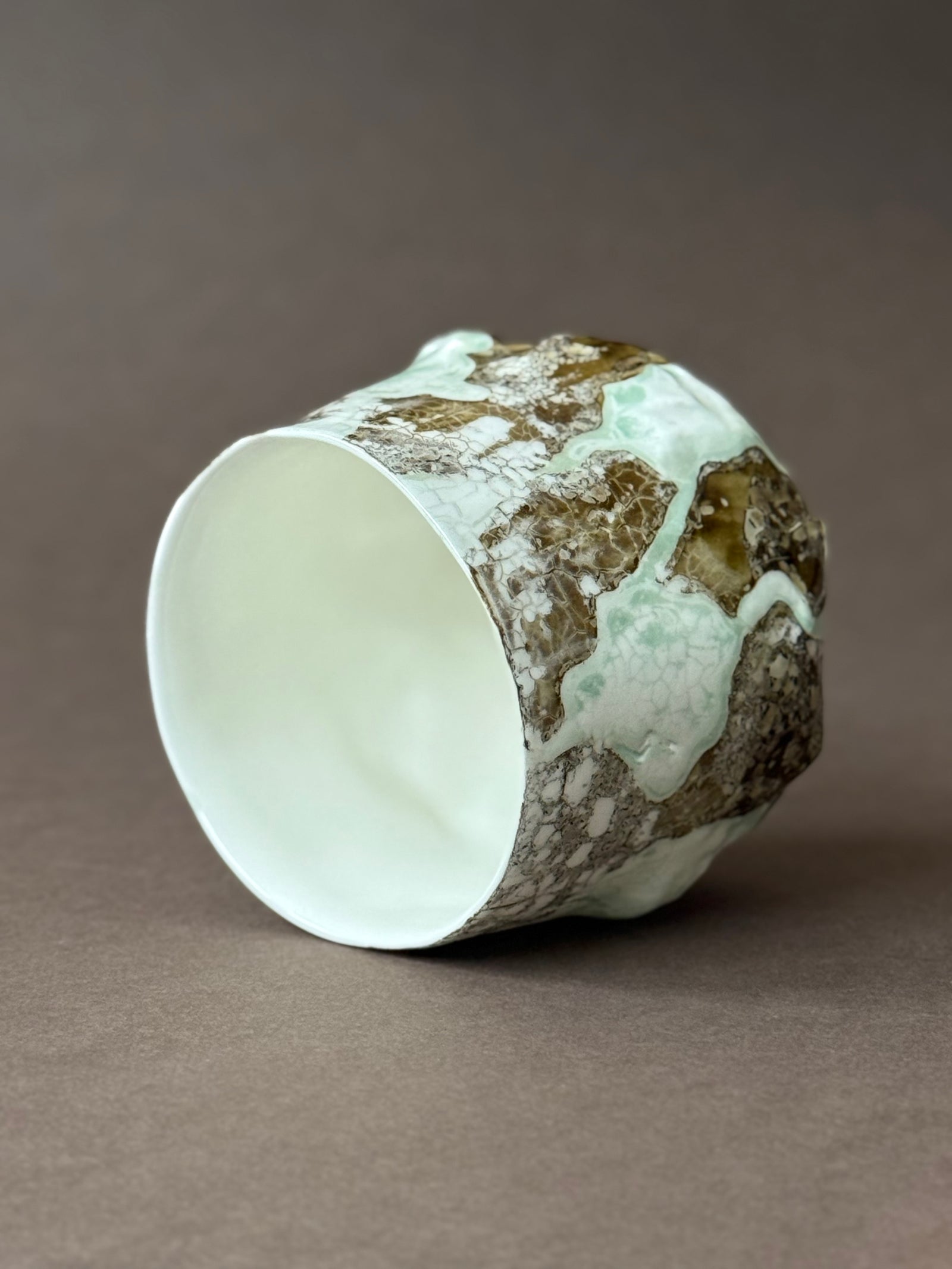 Brown-Turquoise Glass