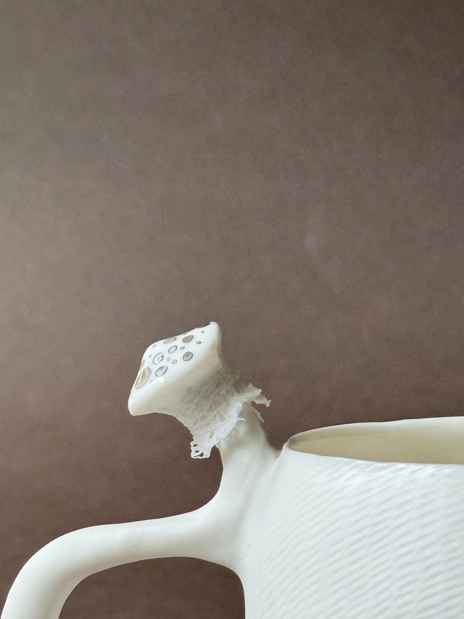 Porcelain Hedgehog with platinum