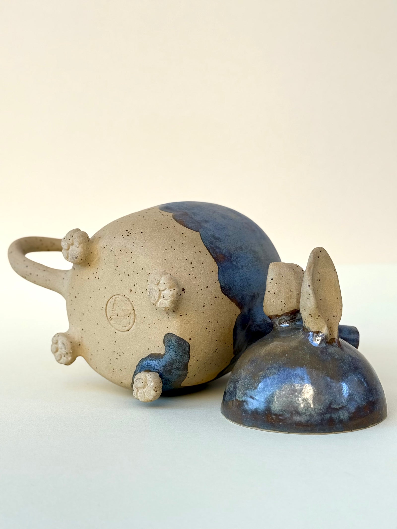 Teapot Spotty-Green